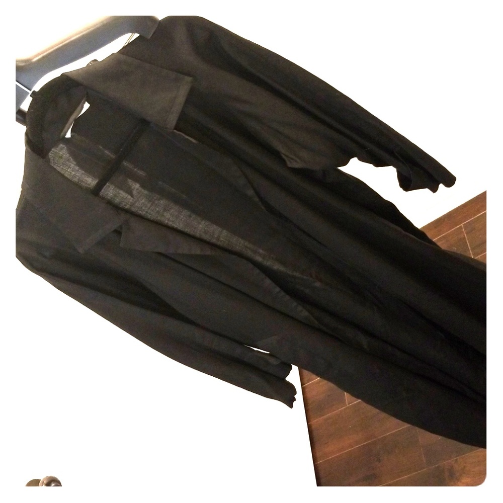 Saks Fifth Ave. Black Coat